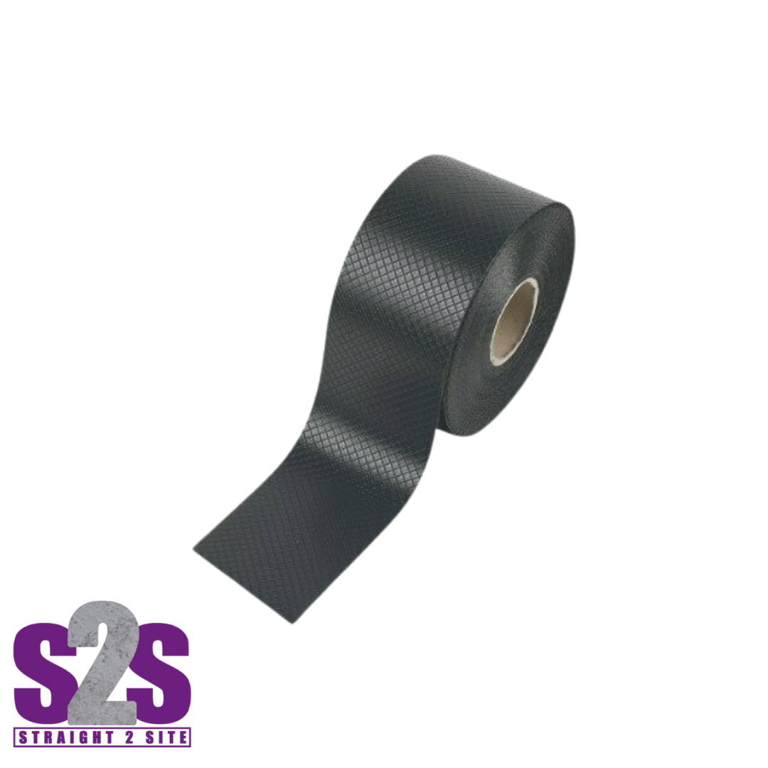 a roll of 100mm damp proof course