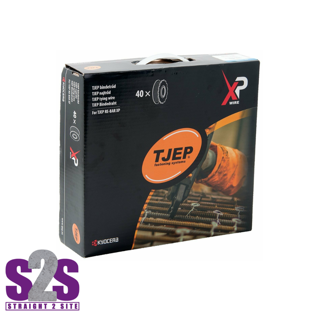 a box of tjep rebar tying wire