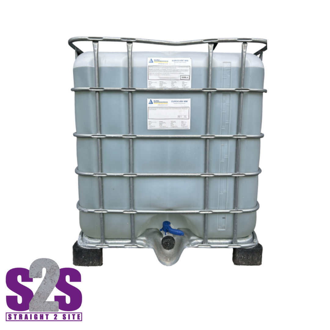 Eurocure Water Based Concrete Hardener Dustproofer & Curing Agent IBC