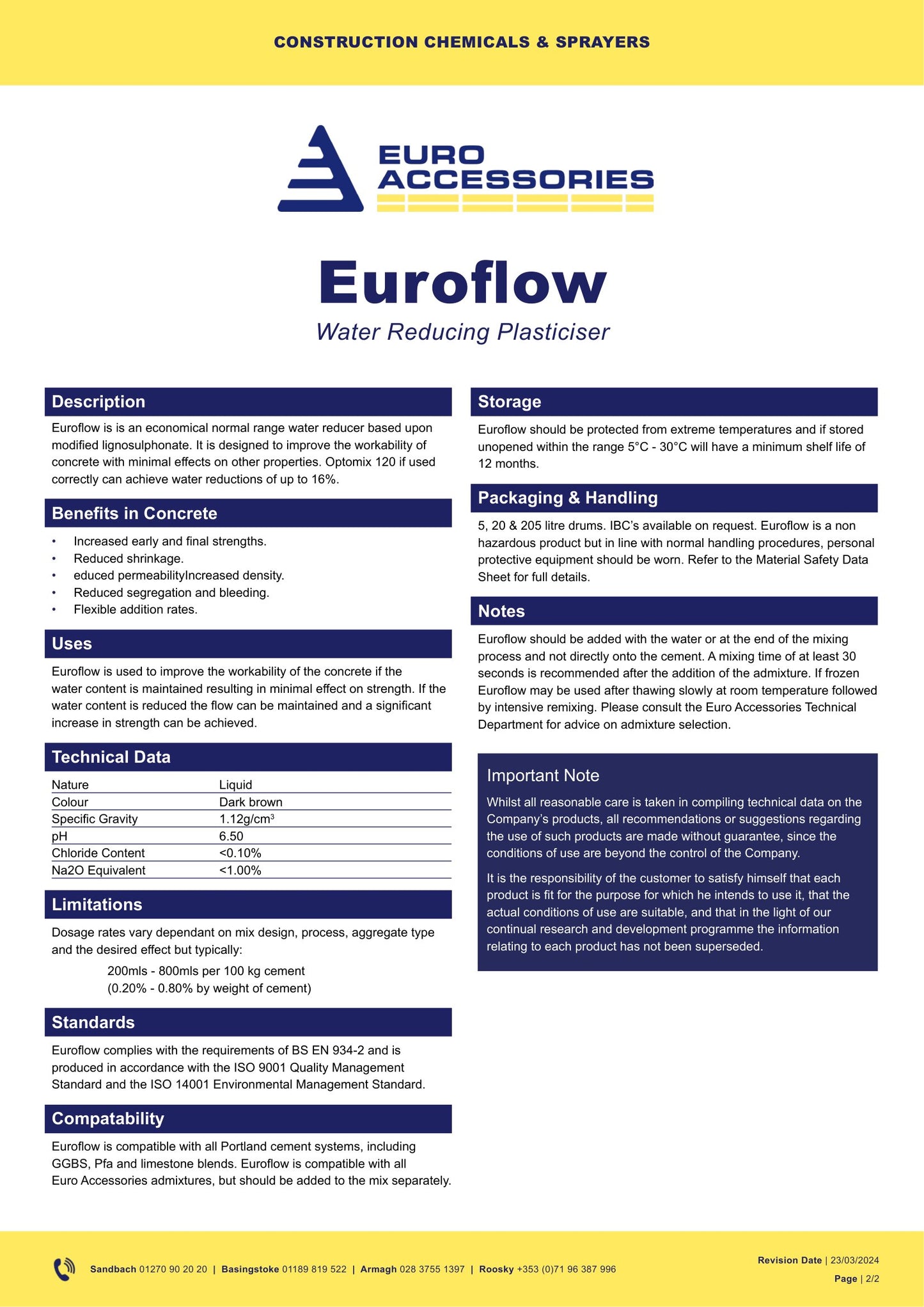 Euroflow Extra Plasticiser