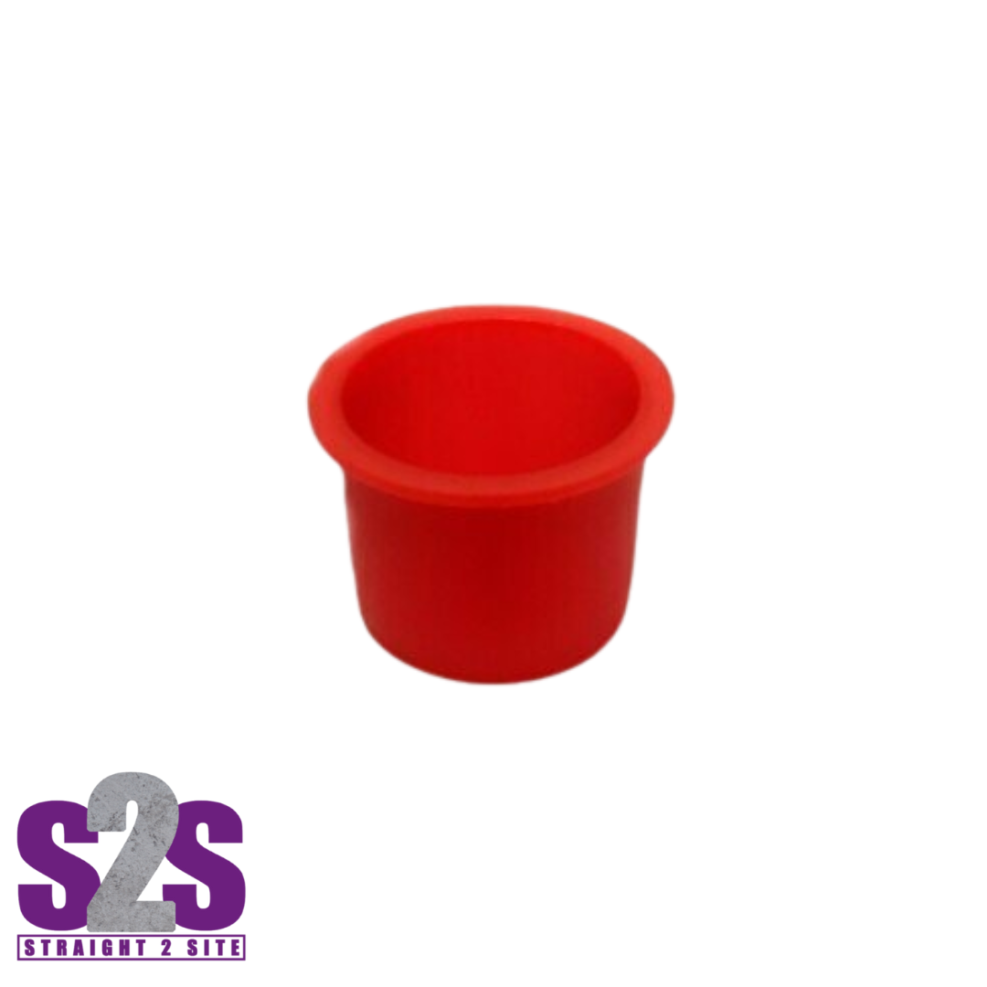 red internal sealing cap