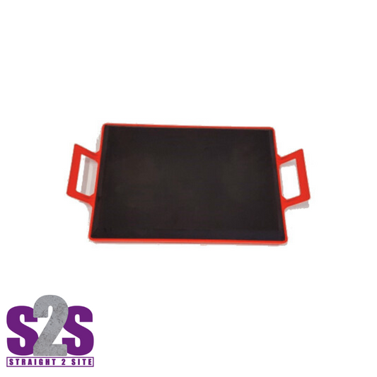 a single black and red kneeling board
