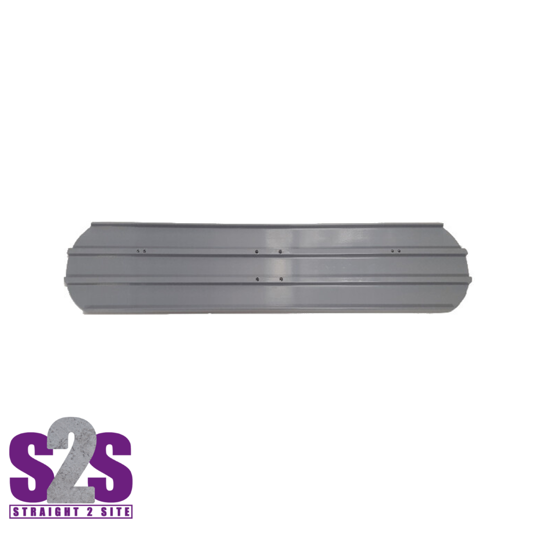 a single grey magnesium bullfloat blade