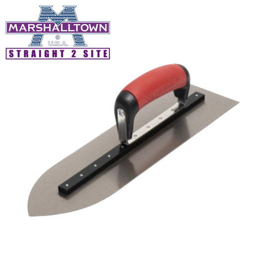 marshalltown silver black and red pointed trowel