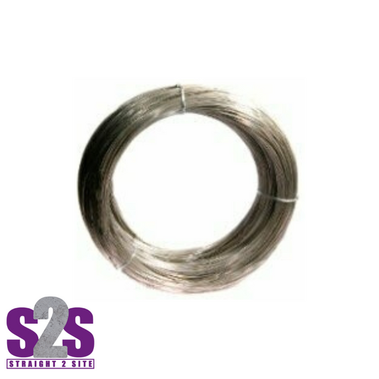 a roll of stainless steel tying wire