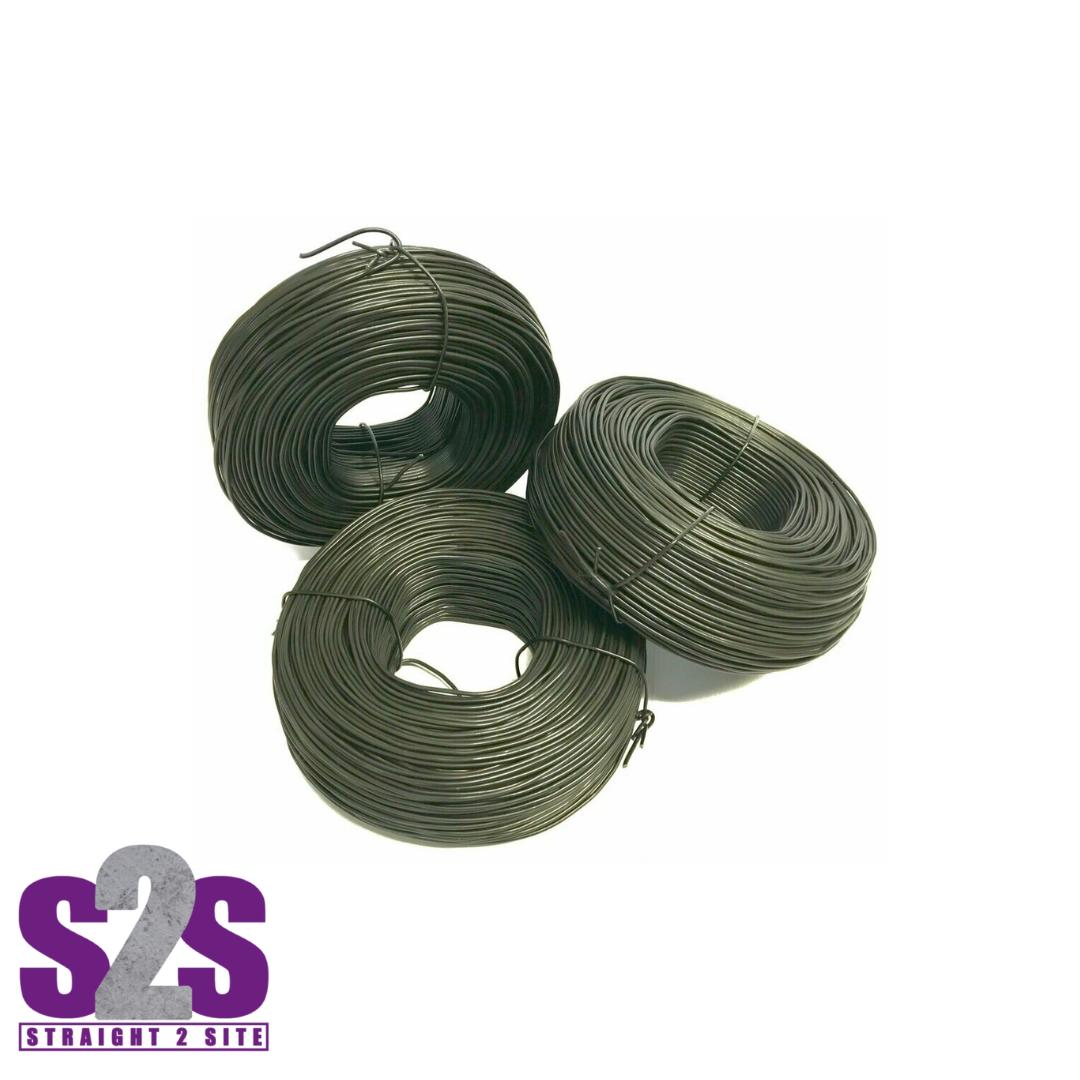 three rolls of dispenser tying wire