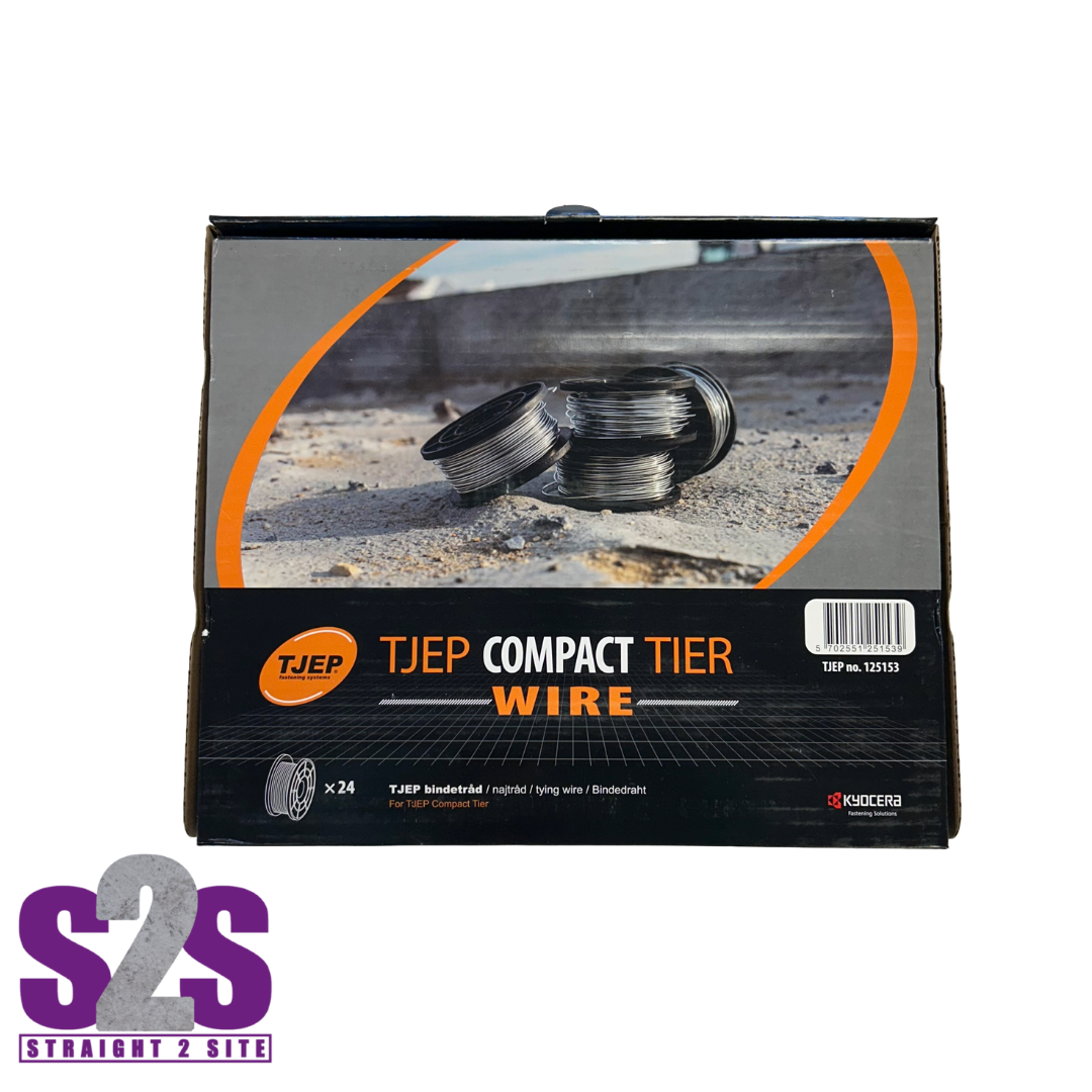 TJEP Compact Rebar Tying Gun & 24 Coils of Wire