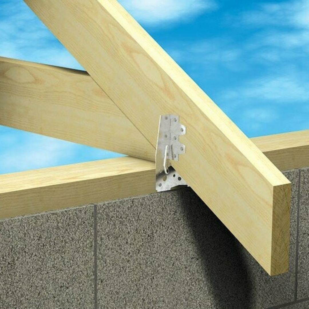 a truss clip in use